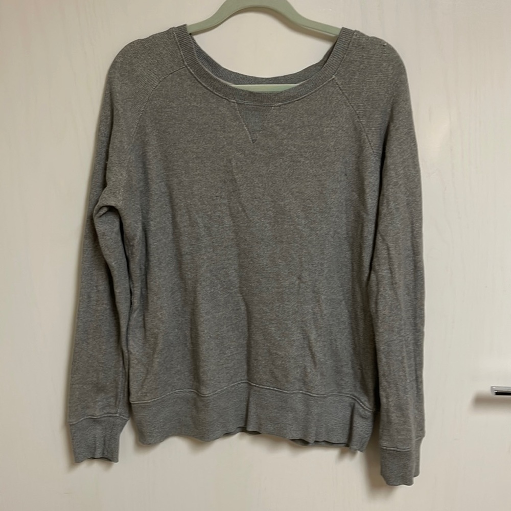 Large basic grey sweatshirt
